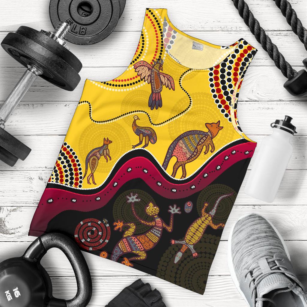 aboriginal-tank-top-indigenous-animals-life-art-men