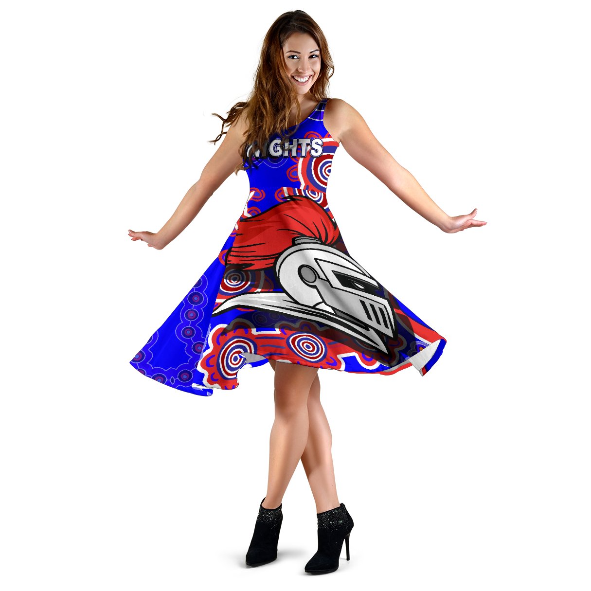 Newcastle Knights Women's Dress Indigenous - Vibe Hoodie