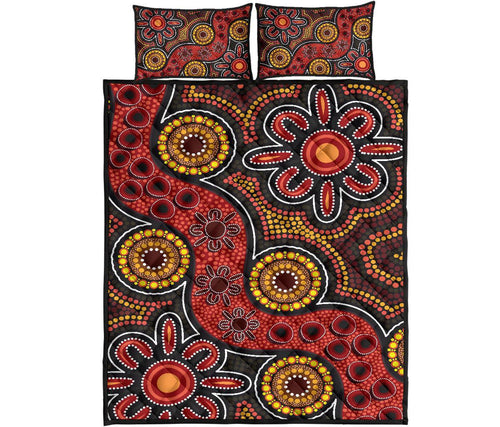 aboriginal-quilt-bed-set-indigenous-patterns-ver11