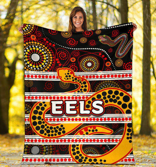 parramatta-eels-premium-blanket-tribal-style-black