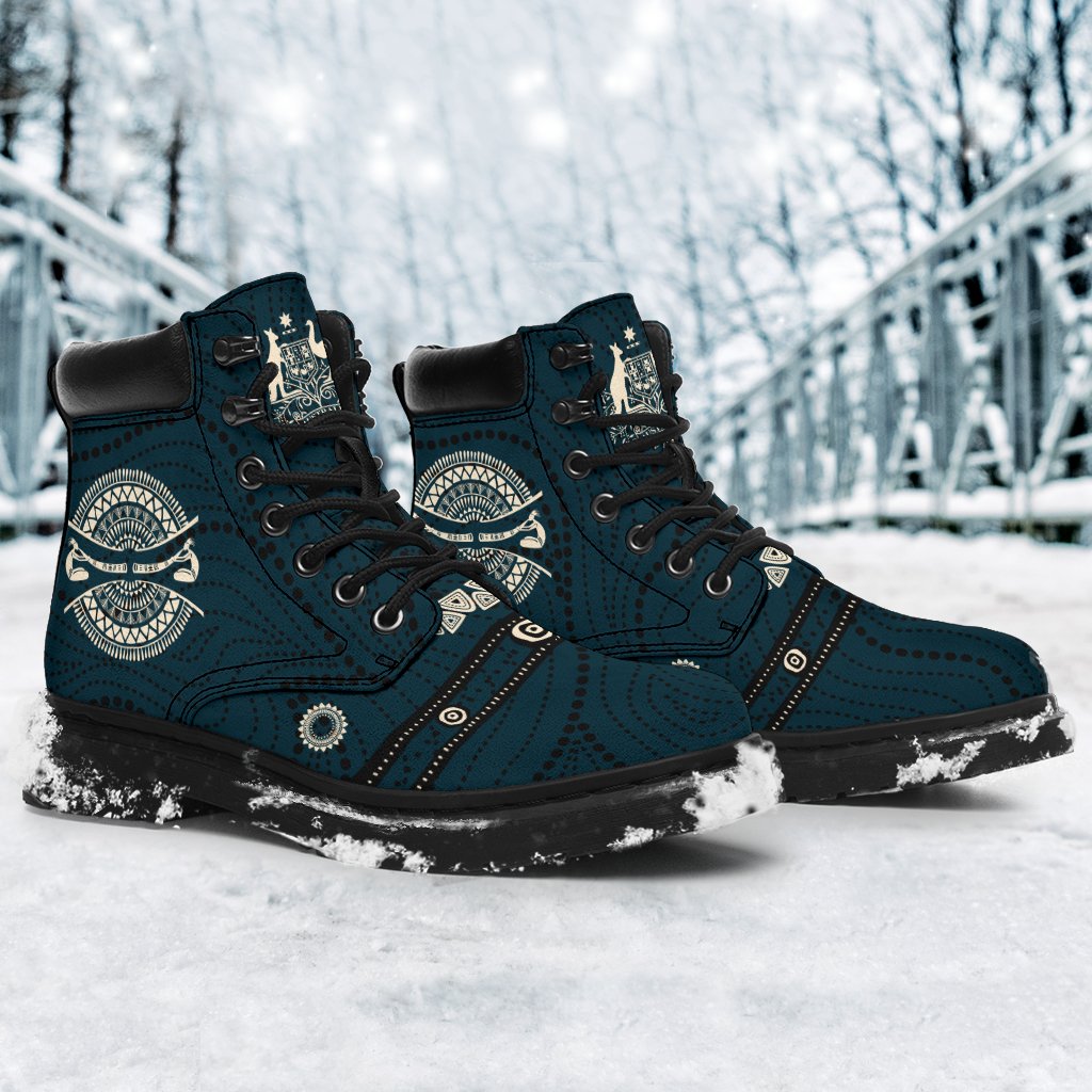 aboriginal-boots-didgeridoo-australian-coat-of-arms-all-season