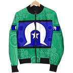mens-bomber-jacket-torres-strait-islands-flag-with-aboriginal-patterns