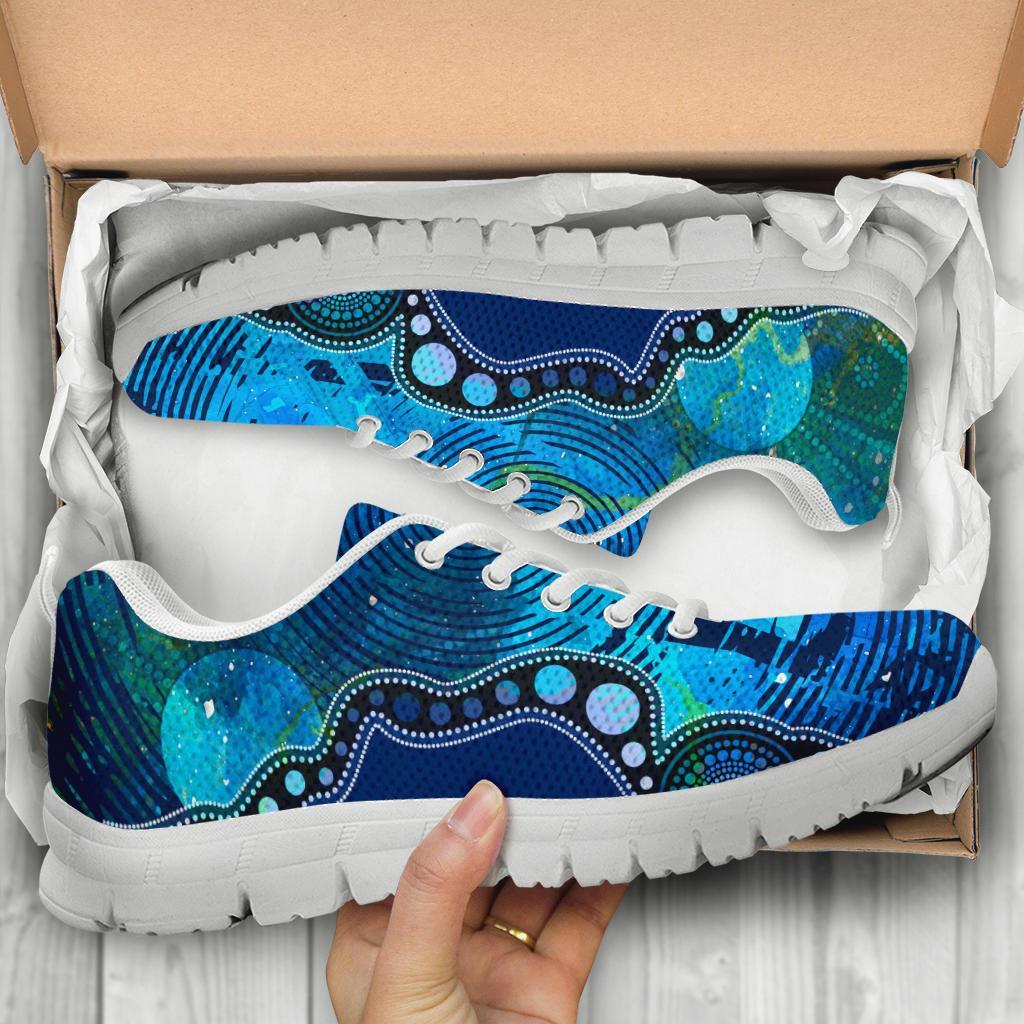aboriginal-sneakers-australia-indigenous-flag-circle-dot-painting-art-blue