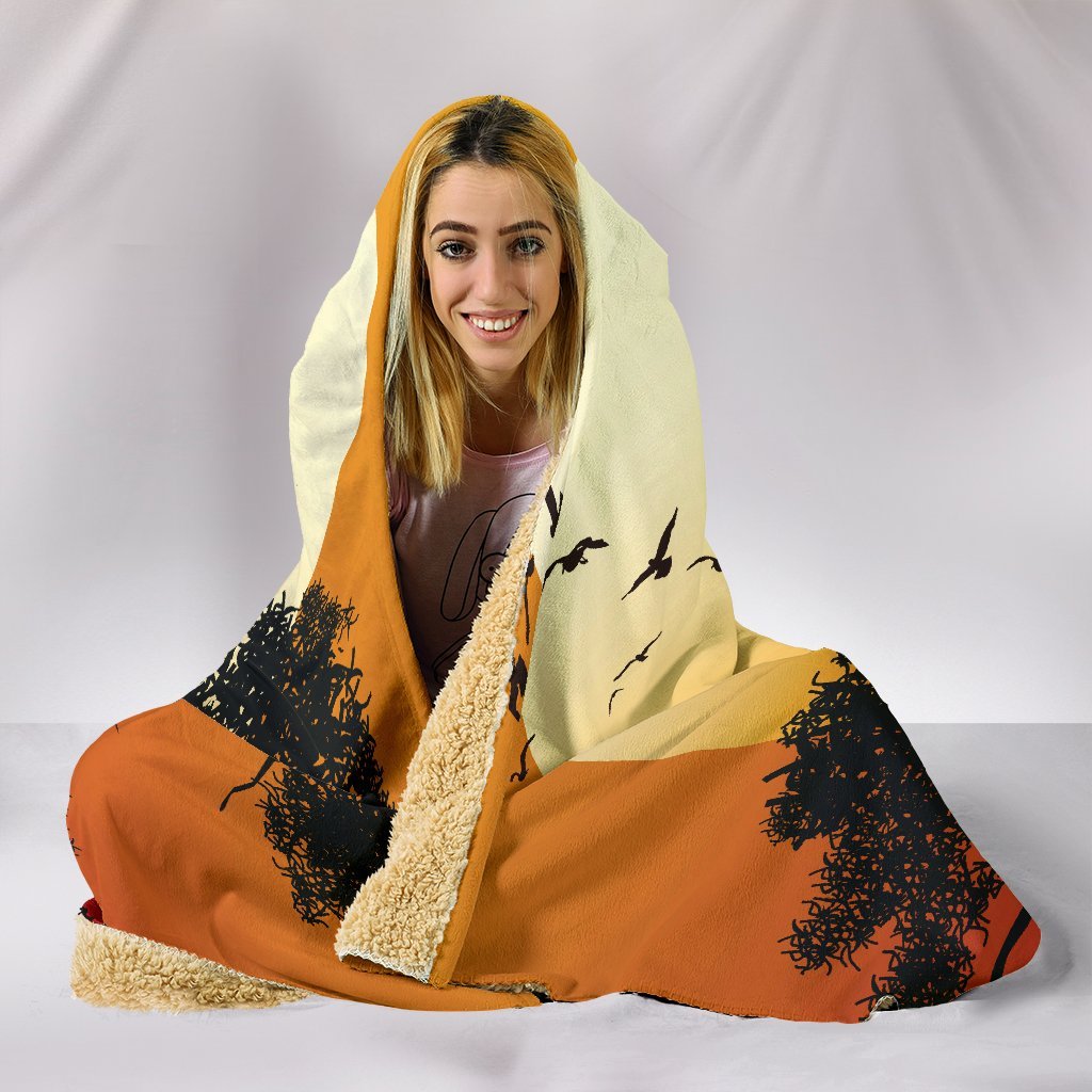 hooded-blanket-sunset-and-tree-in-australia
