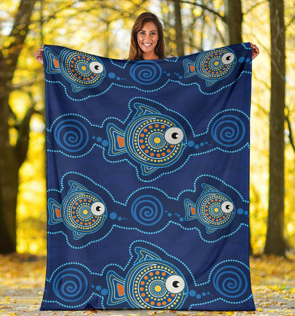 premium-blanket-indigenous-turtle-patterns