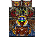custom-text-the-land-owns-us-quilt-bed-set