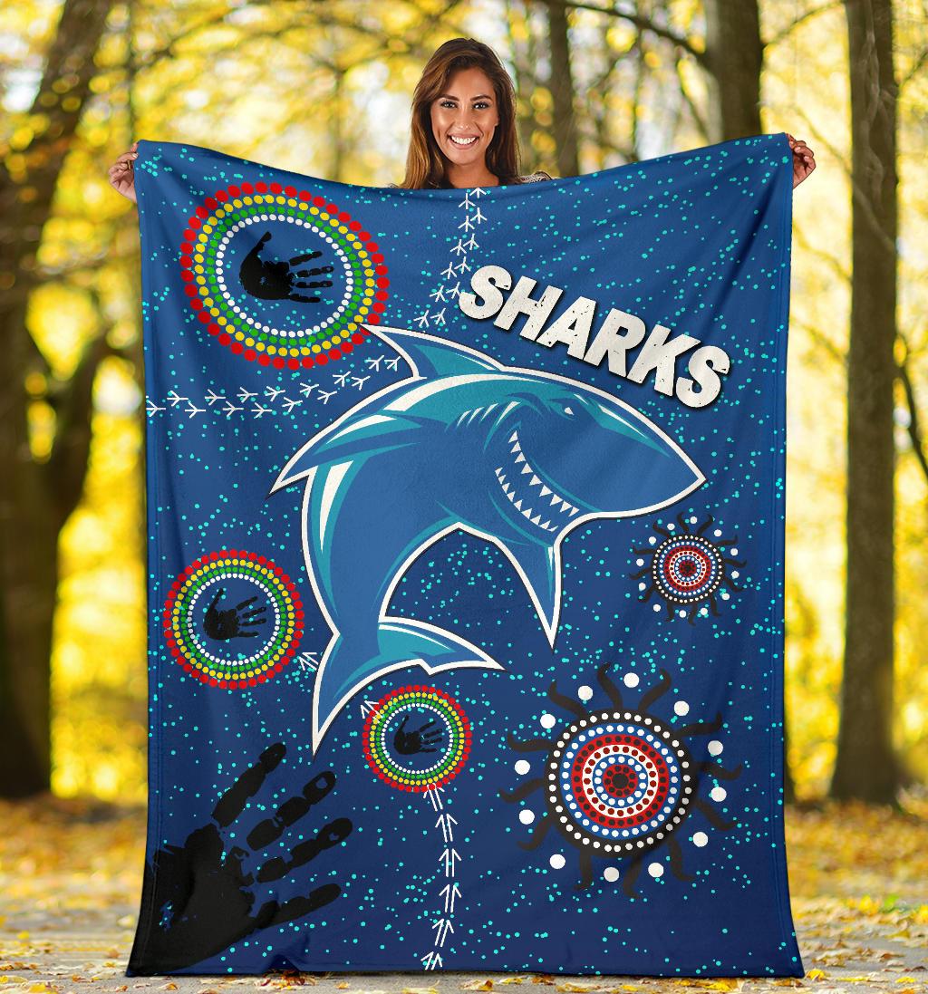 naidoc-sharks-premium-blanket-cronulla-aboriginal-style