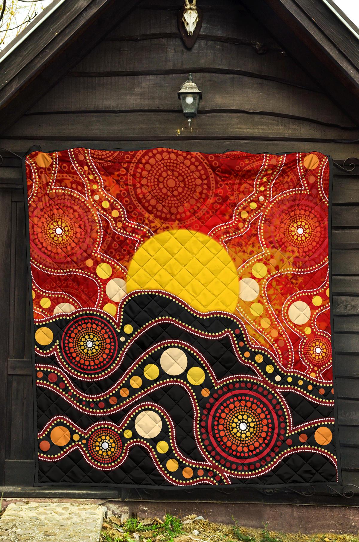 aboriginal-premium-quilt-aboriginal-lives-matter-flag-dot-painting-art