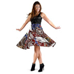 Personalised Women's Dress - Aboriginal Dot In Naidoc Week Style - Vibe Hoodie