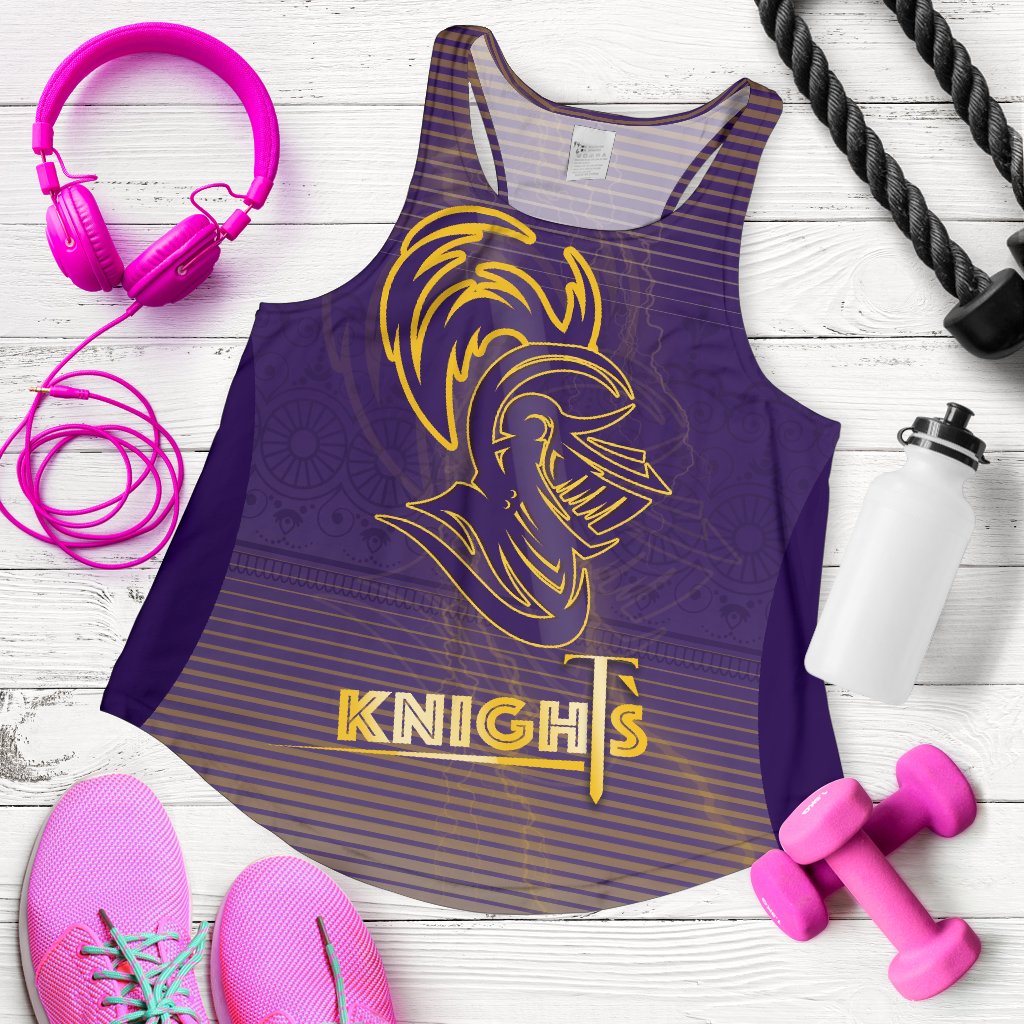 Kolkata Cricket Women Racerback Tank Knight Version KKR - Vibe Hoodie
