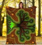 aboriginal-premium-blanket-tree-dot-painting-art
