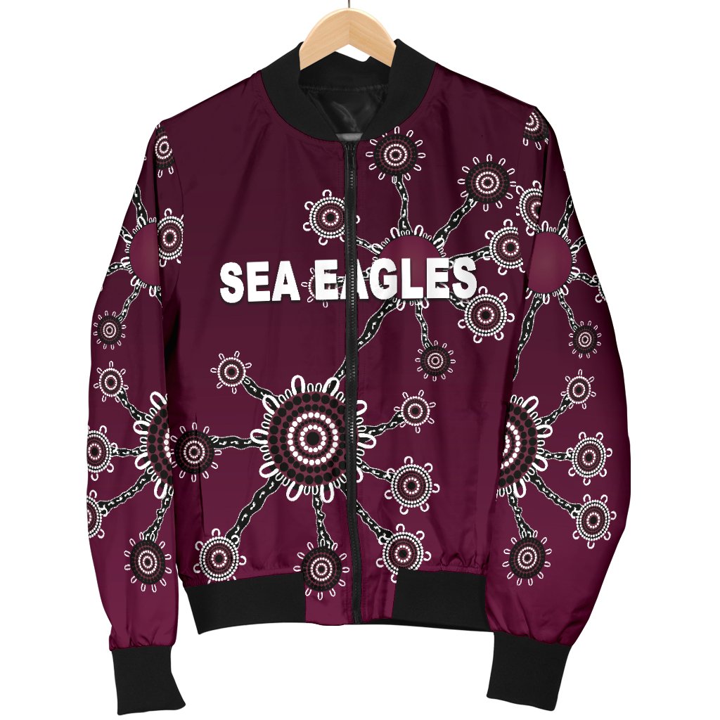 warringah-womens-bomber-jacket-sea-eagles-simple-indigenous