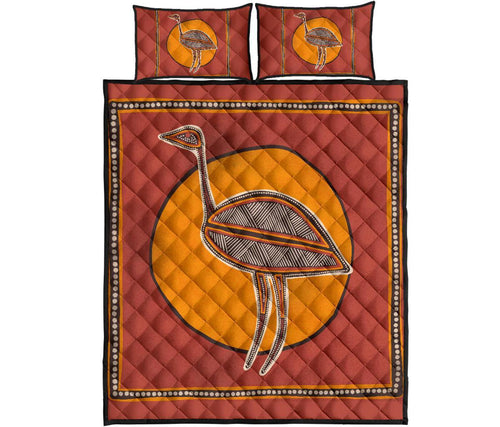 aboriginal-quilt-bed-set-indigenous-emu