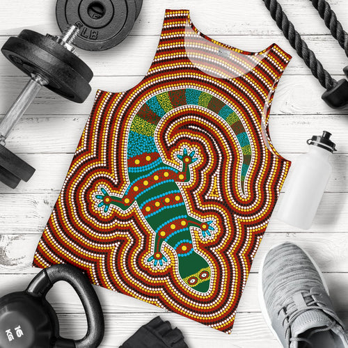 aboriginal-mens-tank-top-lizard-dot-painting-patterns