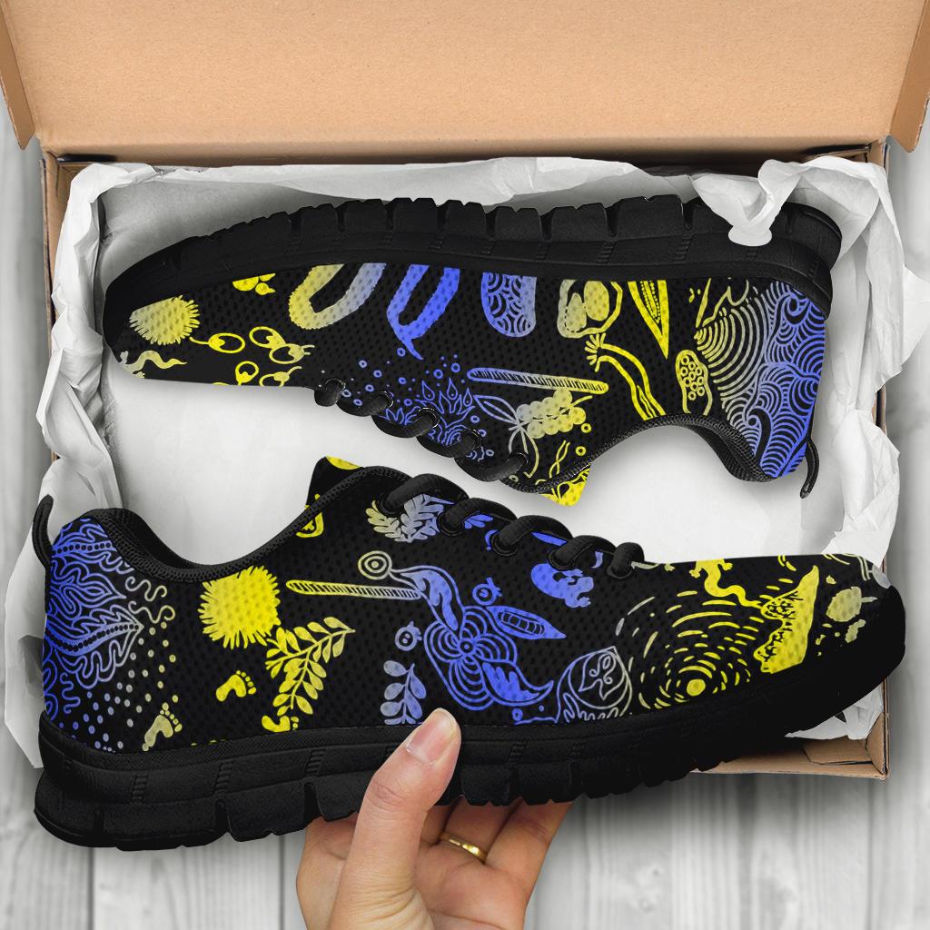 aboriginal-sneakers-golden-wattle-drawing-in-the-sea