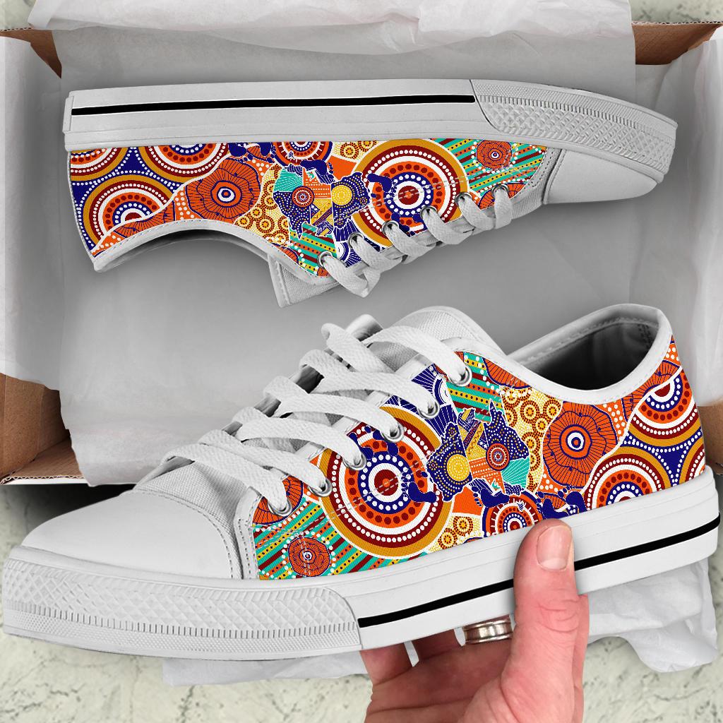 aboriginal-low-top-shoes-australian-map-dot-painting