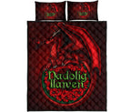 wales-quilt-bed-set-christmas-dragon
