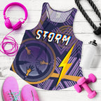 Storm Women Racerback Tank Simple Indigenous - Purple - Vibe Hoodie