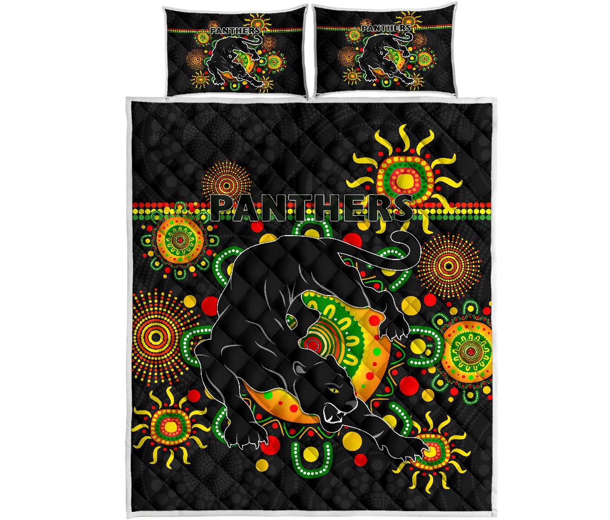 penrith-quilt-bed-set-indigenous-panthers-black