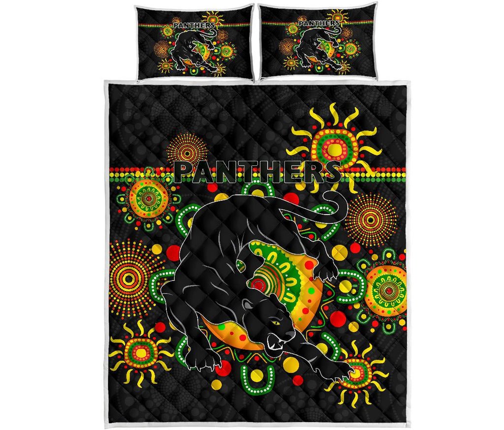 penrith-quilt-bed-set-indigenous-panthers-black