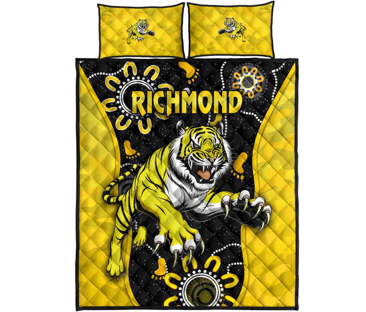 richmond-football-quilt-bed-set-tigers-anzac-day-unique-indigenous