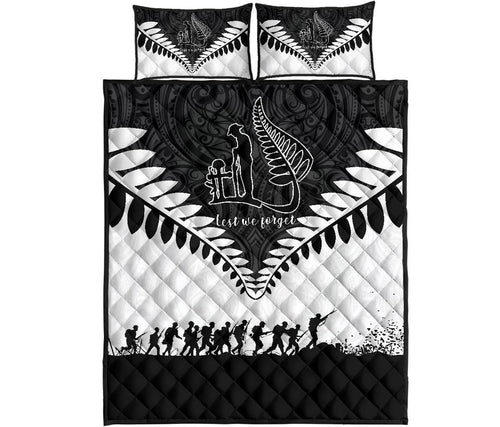 new-zealand-anzac-quilt-bed-set-lest-we-forget-silver-fern-quilt-and-pillow-cover
