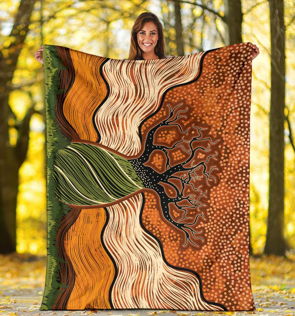 aboriginal-premium-blanket-indigenous-tree