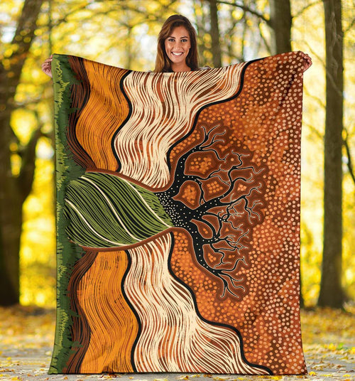aboriginal-premium-blanket-indigenous-tree