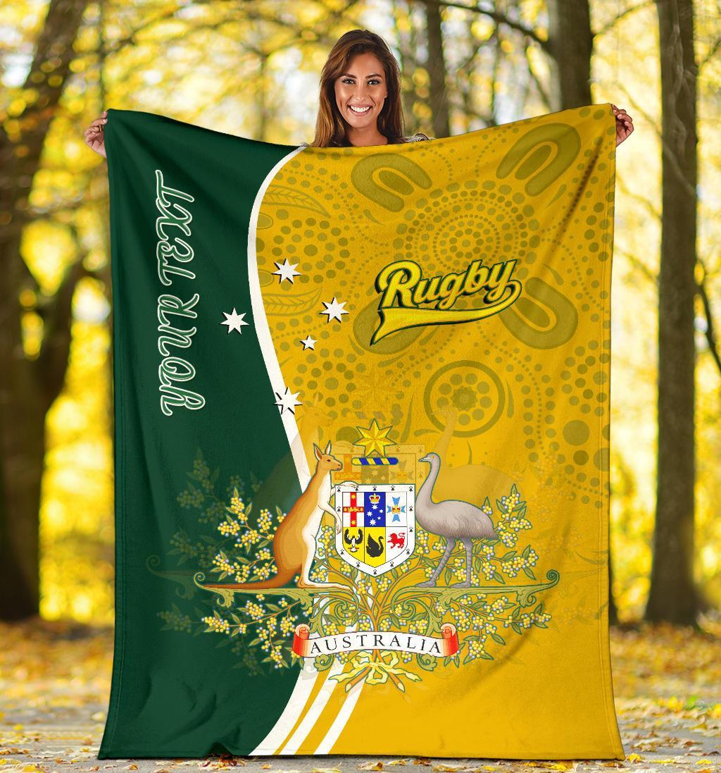 personalised-premium-blanket-australia-coat-of-arm-in-rugby-style