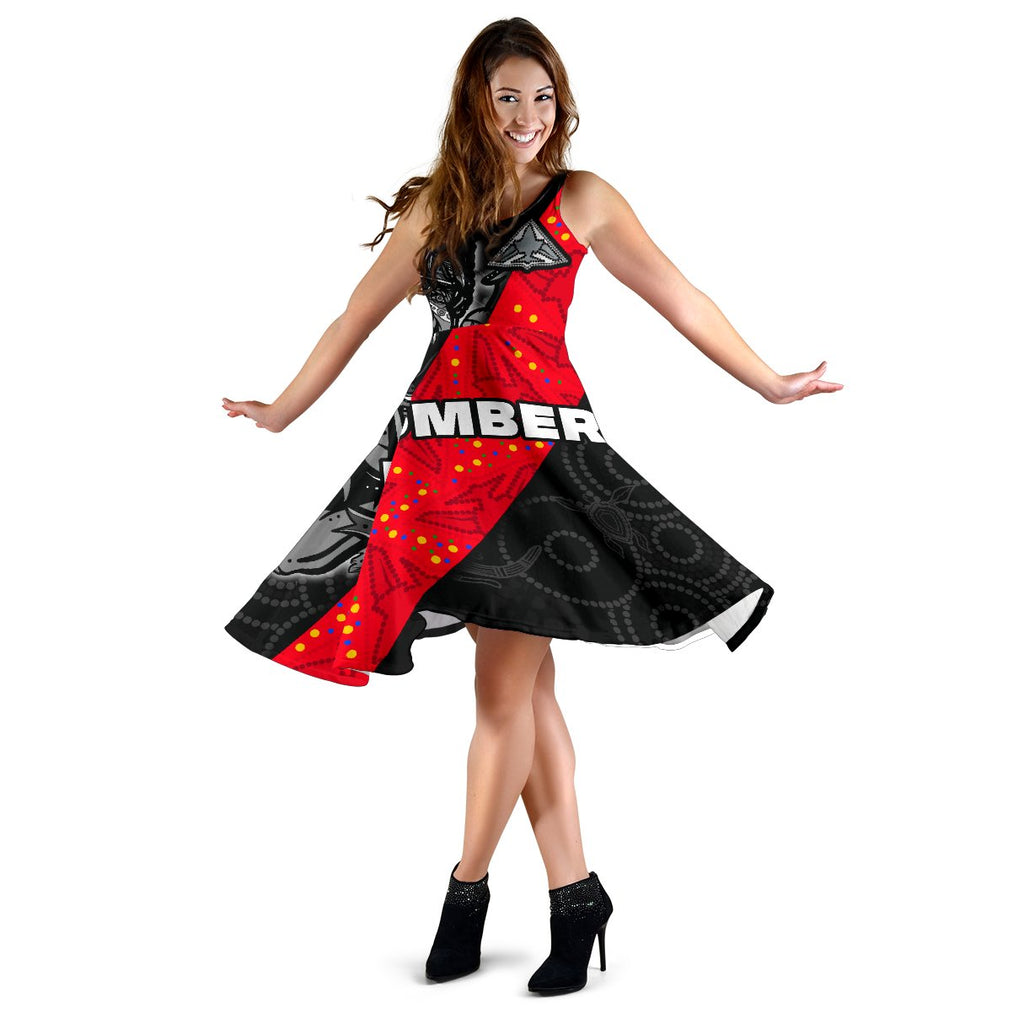 Bombers Naidoc Week Women's Dress Essendon Ingenious Spesial Version - Vibe Hoodie