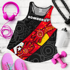 (Custom Personalised) Bombers Naidoc Week Women's Racerback Tank Essendon Ingenious - Vibe Hoodie