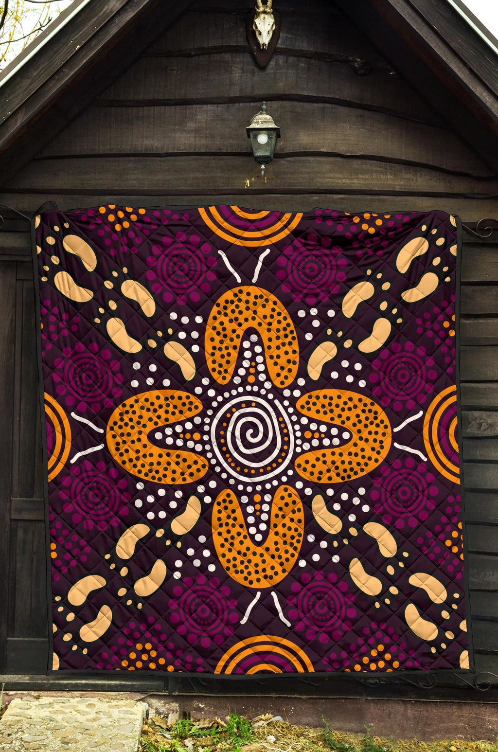 aboriginal-premium-quilt-flowers-dot-panting-art