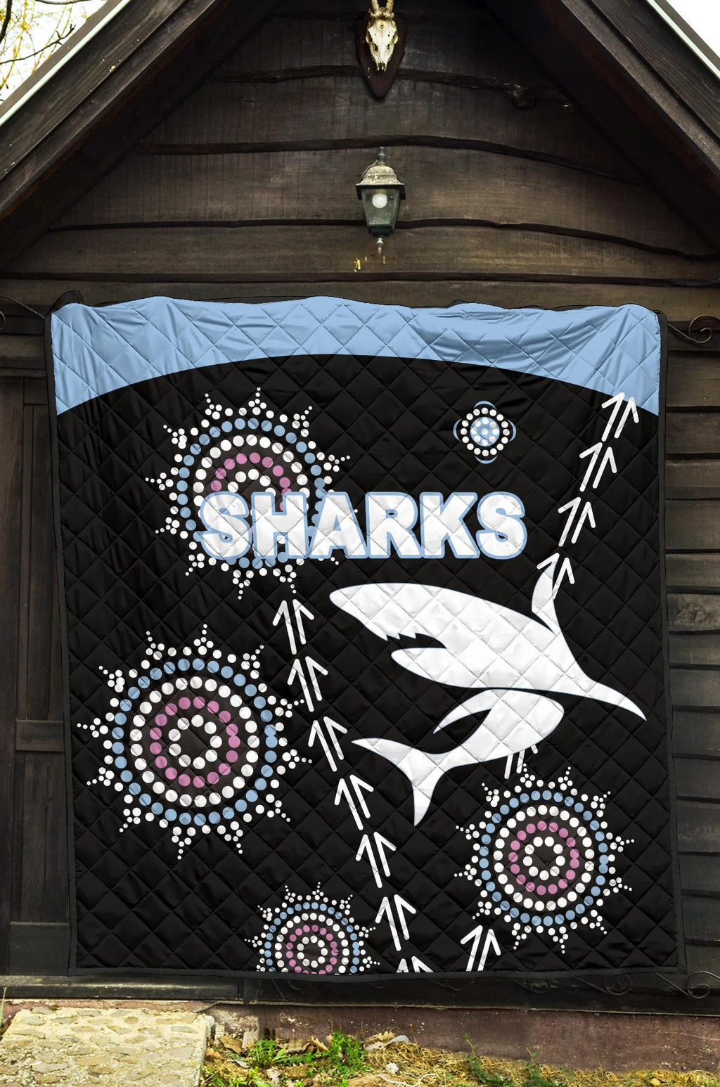 cronulla-premium-quilt-sharks-simple-indigenous-black
