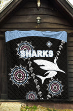 cronulla-premium-quilt-sharks-simple-indigenous-black
