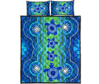 1staustrali-aboriginal-quilt-bed-set-aboriginal-turtle-family