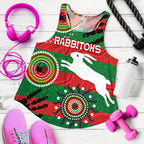 Naidoc Rabbitohs Women Racerback Tank Aboriginal Vibes - Vibe Hoodie
