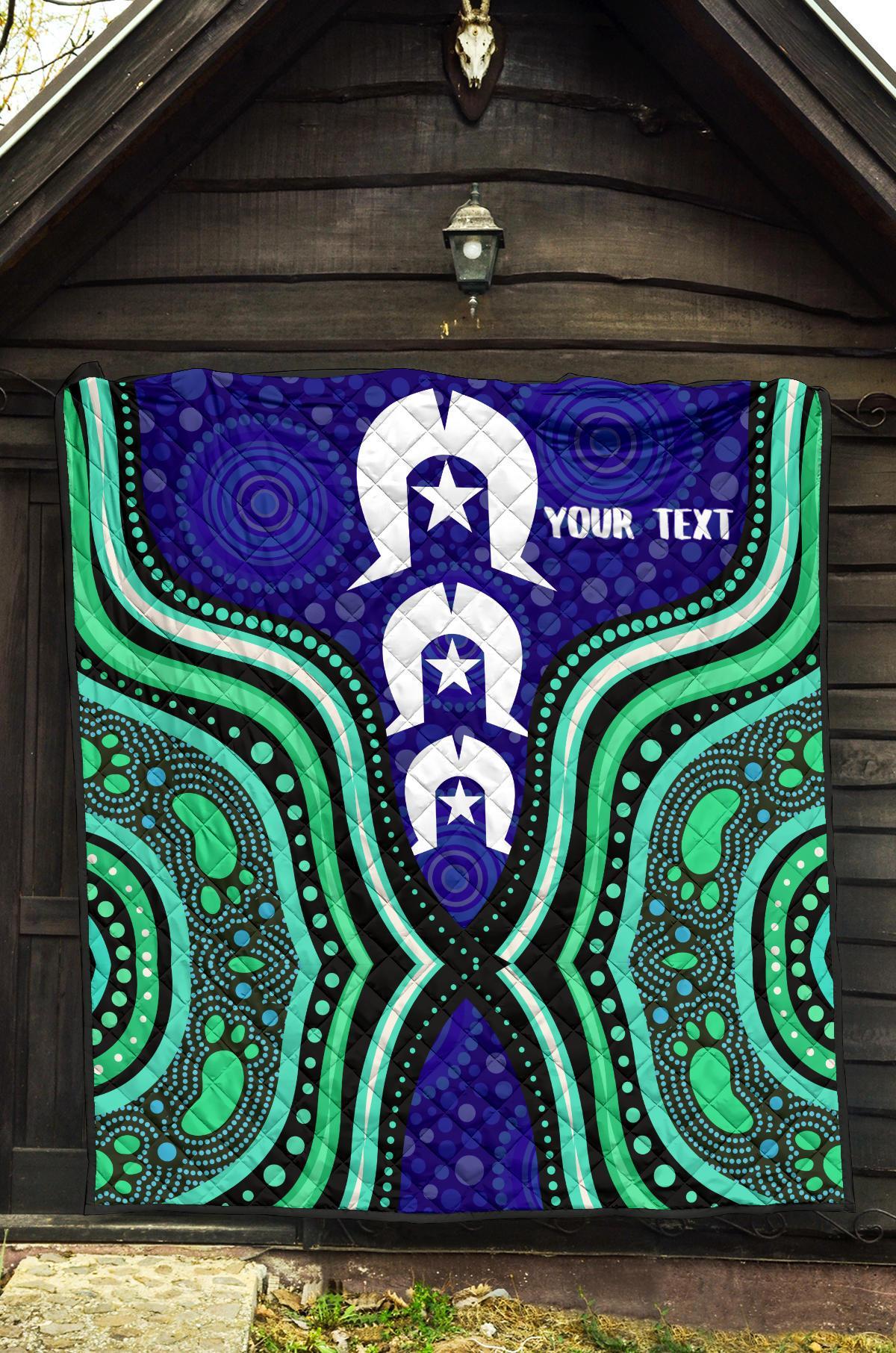 torres-strait-personalised-premium-quilt-torres-strait-symbol-and-aboriginal-patterns