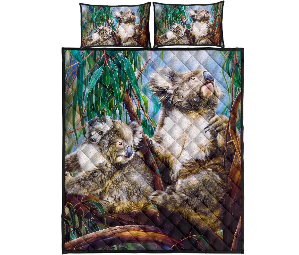 quilt-bed-set-koala-and-joey-quilt-cover-set-3d-art