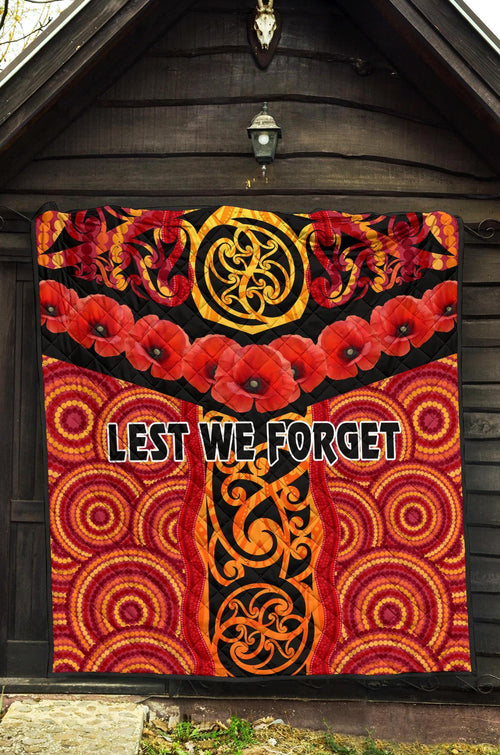 anzac-lest-we-forget-poppy-premium-quilt-new-zealand-maori-silver-fern-australia-aboriginal