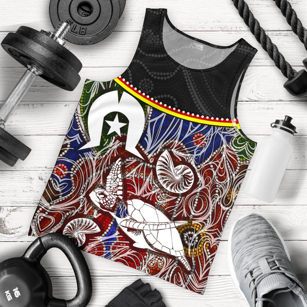 mens-tank-top-aboriginal-dot-in-naidoc-week-style
