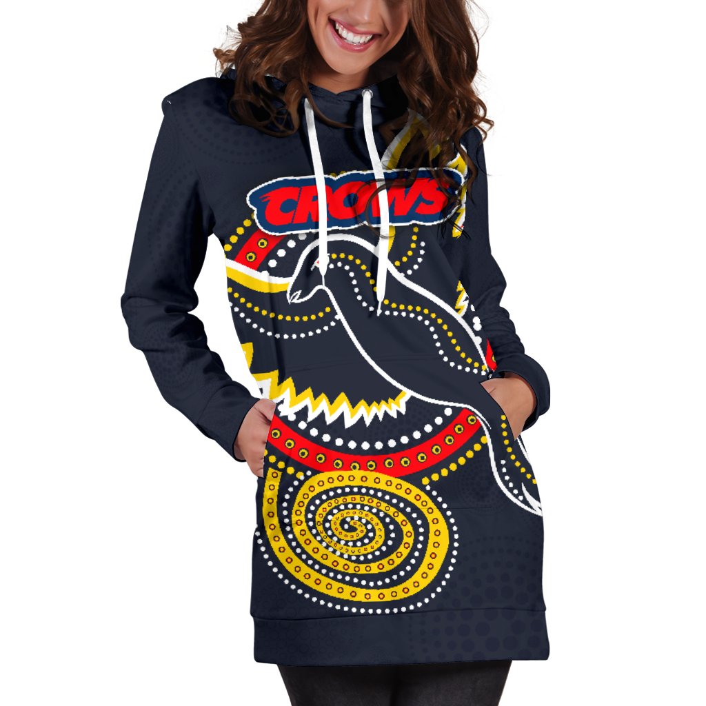 adelaide-hoodie-dress-crows-indigenous