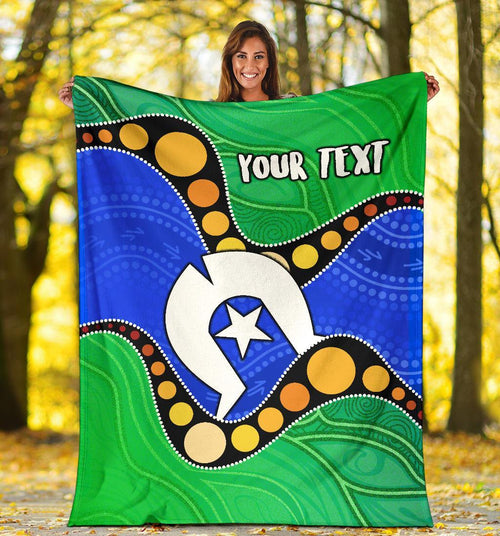 custom-torres-strait-islands-premium-blanket-flag-with-aboriginal-patterns
