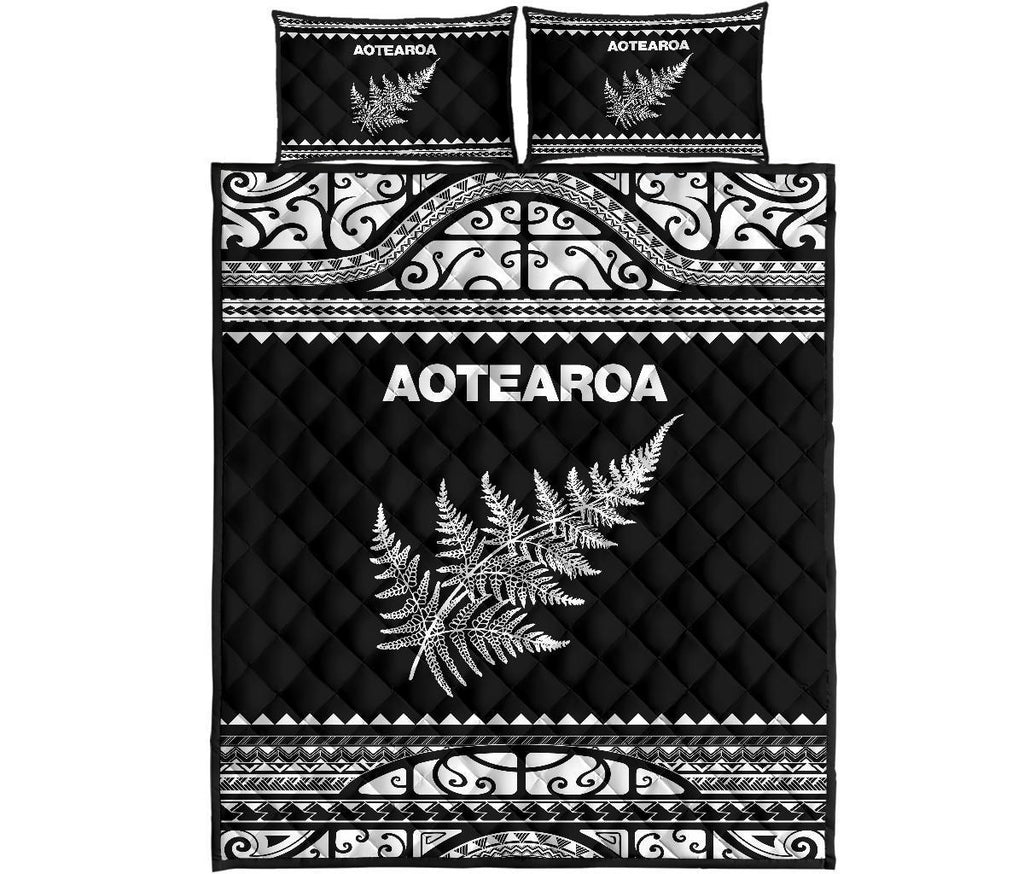 aotearoa-new-zealand-maori-quilt-bed-set-silver-fern-white