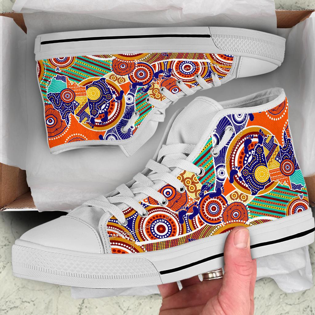 aboriginal-high-top-shoes-australian-map-dot-painting