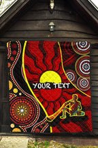custom-1saustralia-premium-quilt-australia-aboriginal-dots-with-didgeridoo