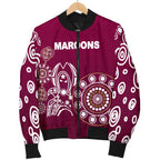 queensland-mens-bomber-jacket-maroons-simple-indigenous