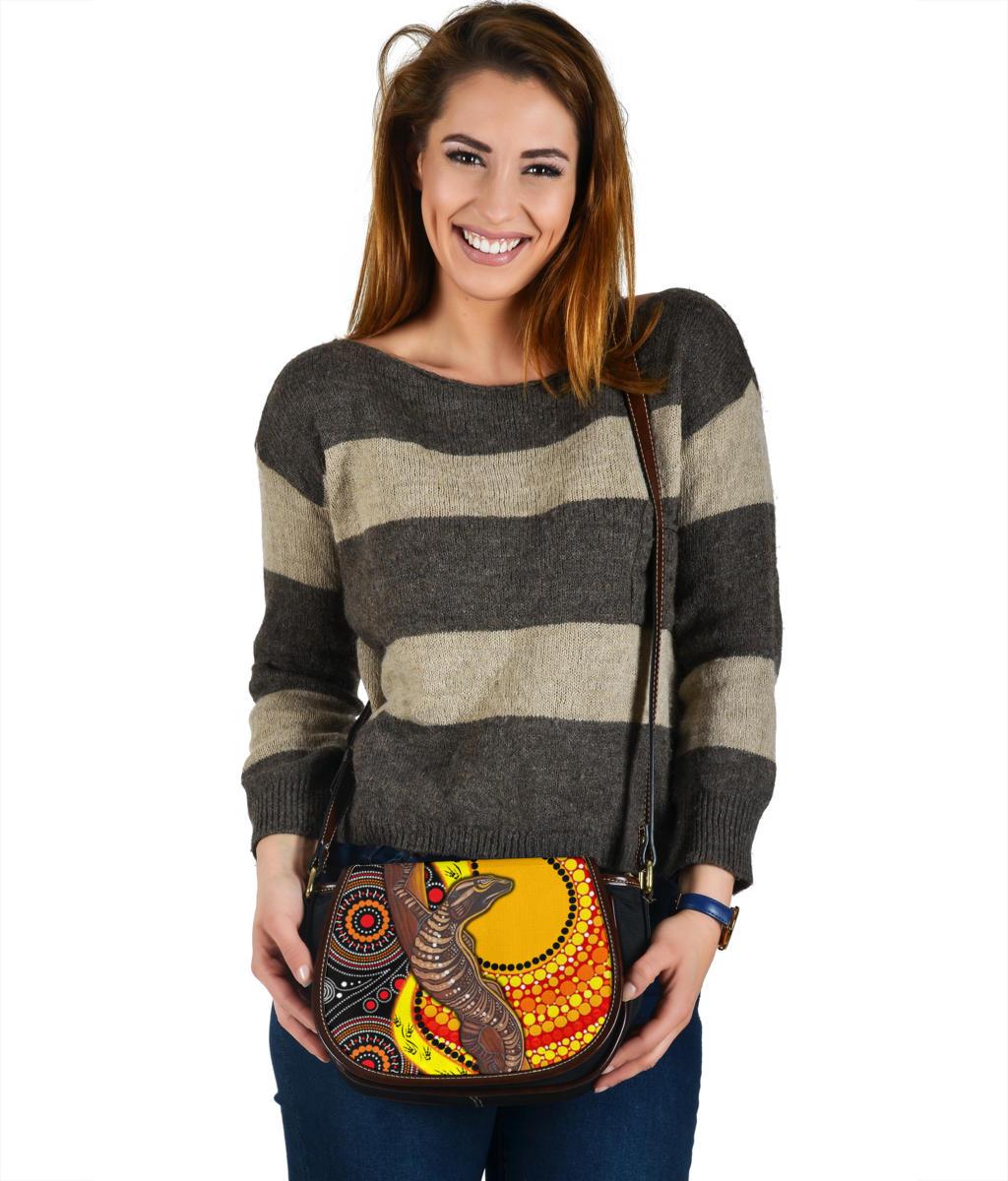 saddle-bag-australian-aboriginal-dot-painting-sun-and-lizard