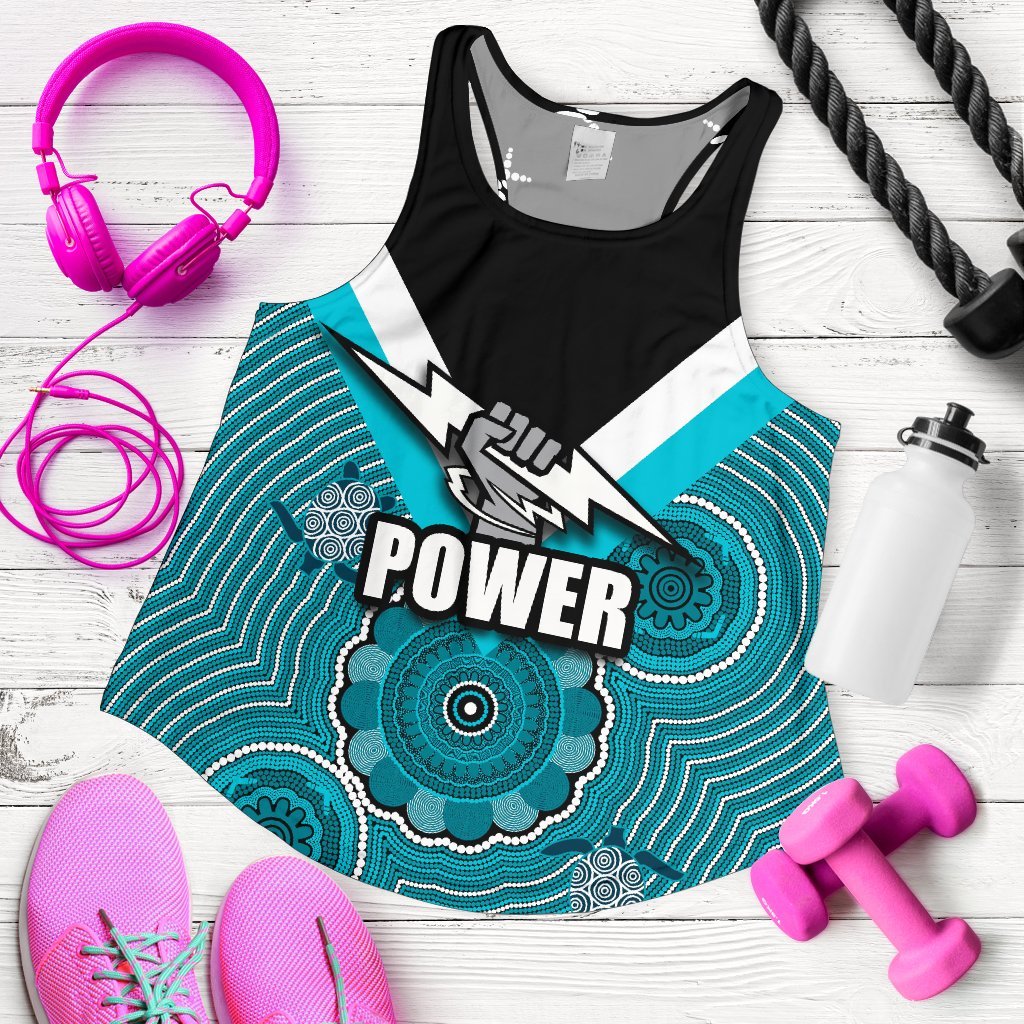 Port Adelaide Women's Racerback Tank Power - Vibe Hoodie