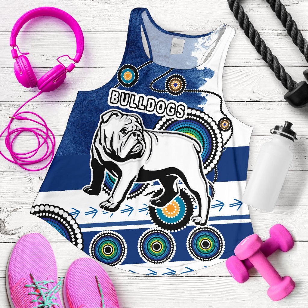 Bulldogs Women Racerback Tank Special Indigenous - Vibe Hoodie