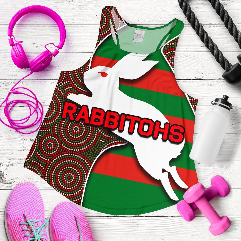 Rabbitohs Women's Racerback Tank - Vibe Hoodie